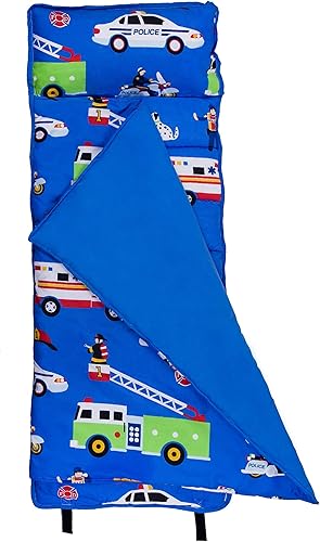 Wildkin - Colchoneta de microfibra con almohada para niños y niñas pequeños, ideal para guardería y preescolares.