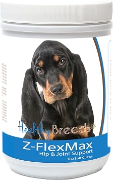Healthy Breeds Black and Tan Coonhound Z-Flex Max Dog Hip and Joint Support 180 Count