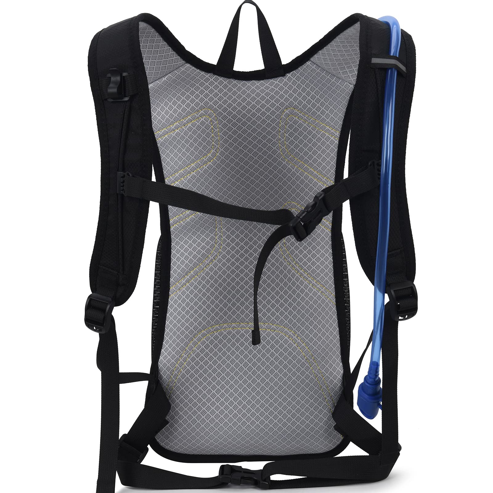 Sac à dos d'hydratation avec vessie d'hydratation 2L, sans BPA | Sac à dos d'eau avec vessie | Sac à dos de sport pour hommes et femmes pour la course à pied, le cyclisme, le ski, la randonnée, l'escalade et le camping.