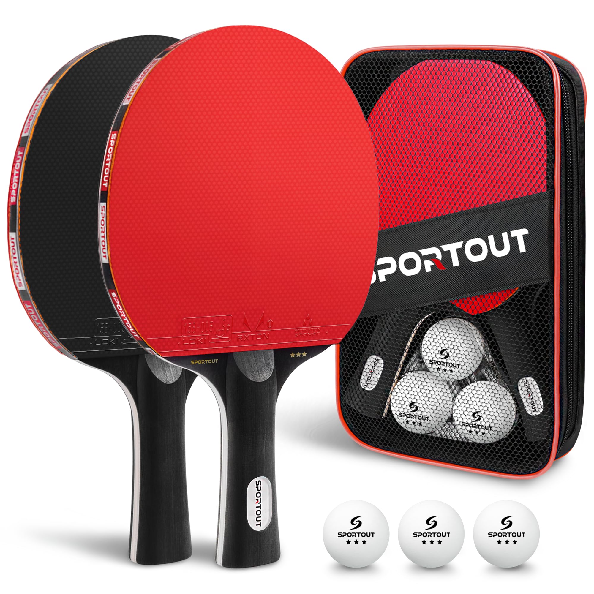 Sportout Ping Pong Paddles Set
