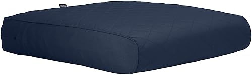 Miniatura 9 de Classic Accessories Montlake FadeSafe FadeSafe - Funda de cojín acolchada para patio, resistente al agua, 25 x 27 x 5 pulgadas, color azul marino