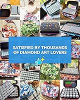Vista 6 de ARTDOT Contenedor de almacenamiento de 30 ranuras para kits de arte de diamantes para adultos, cajas de almacenamiento portátiles de cuentas