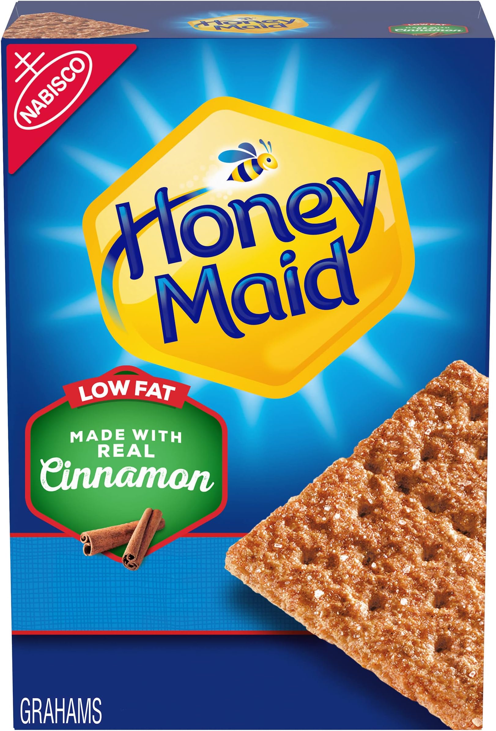 Graham Crackers, Low Fat Cinnamon, 14.4 oz