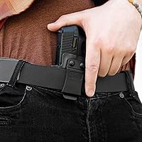Vista 4 de GRITR IWB Kydex - Funda para pistola de mano izquierda compatible con Taurus G2/G3 con clip de cinturón de 1.5 pulgadas, parte inferior abierta