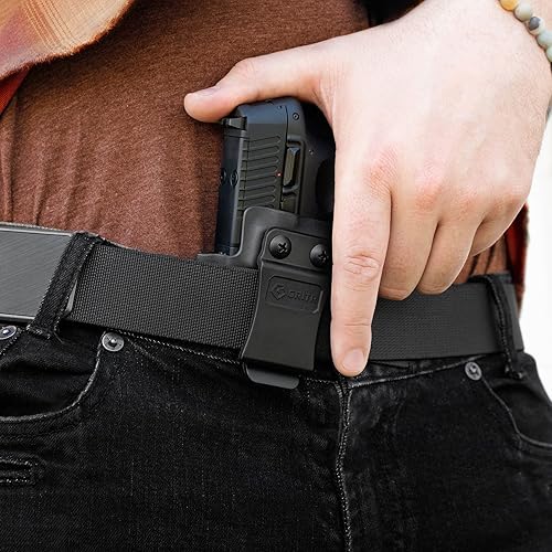 Miniatura 4 de GRITR IWB Kydex - Funda para pistola de mano izquierda compatible con Taurus G2/G3 con clip de cinturón de 1.5 pulgadas, parte inferior abierta