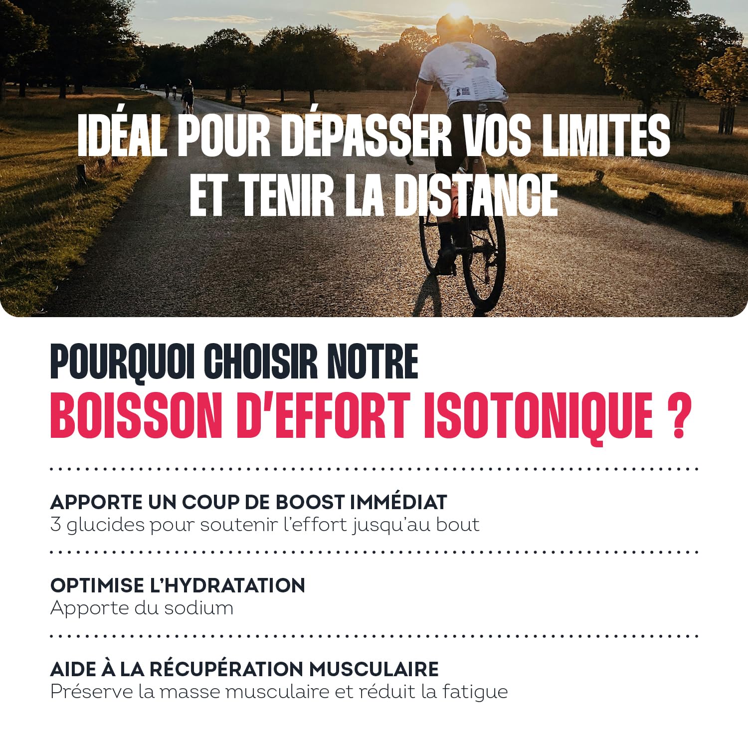 Impulse Nutrition - Boisson isotonique d’effort Saveur Menthe avec 3 glucides, électrolytes, BCAA - Énergie, Hydratation, Récupération - Pour les Longues distances - 10 sachets - Fabriqué en France