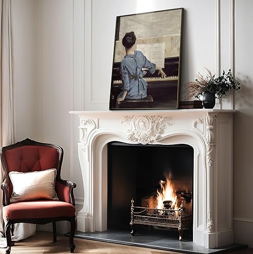 Miniatura 4 de Poster Master Póster de pintura vintage de The Keynote - Impresión retro de mujer a pie - Arte impresionista - Regalo para hombres y mujeres -