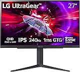 LG 27GR83Q-B 27-inch UltraGear QHD (2560x1440) IPS Gaming Monitor, 240Hz,