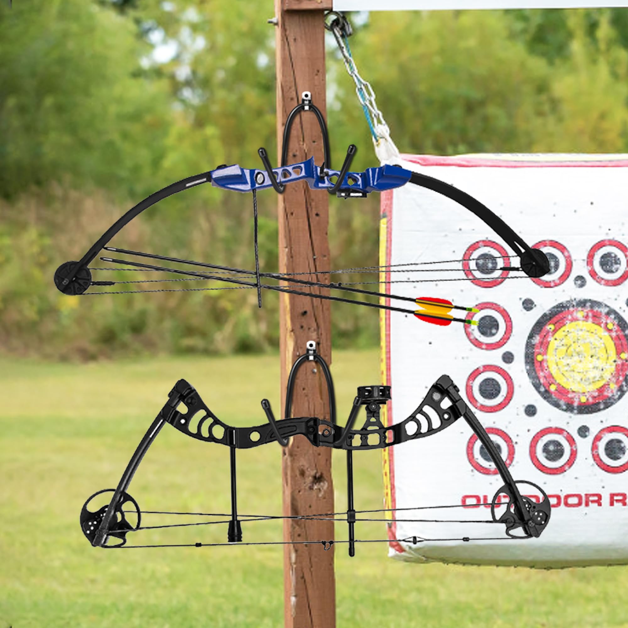 Rush Creek Creations Wall Mounted Bow And Arrow Display Rack For Hunting & Archery Accessories - View #12