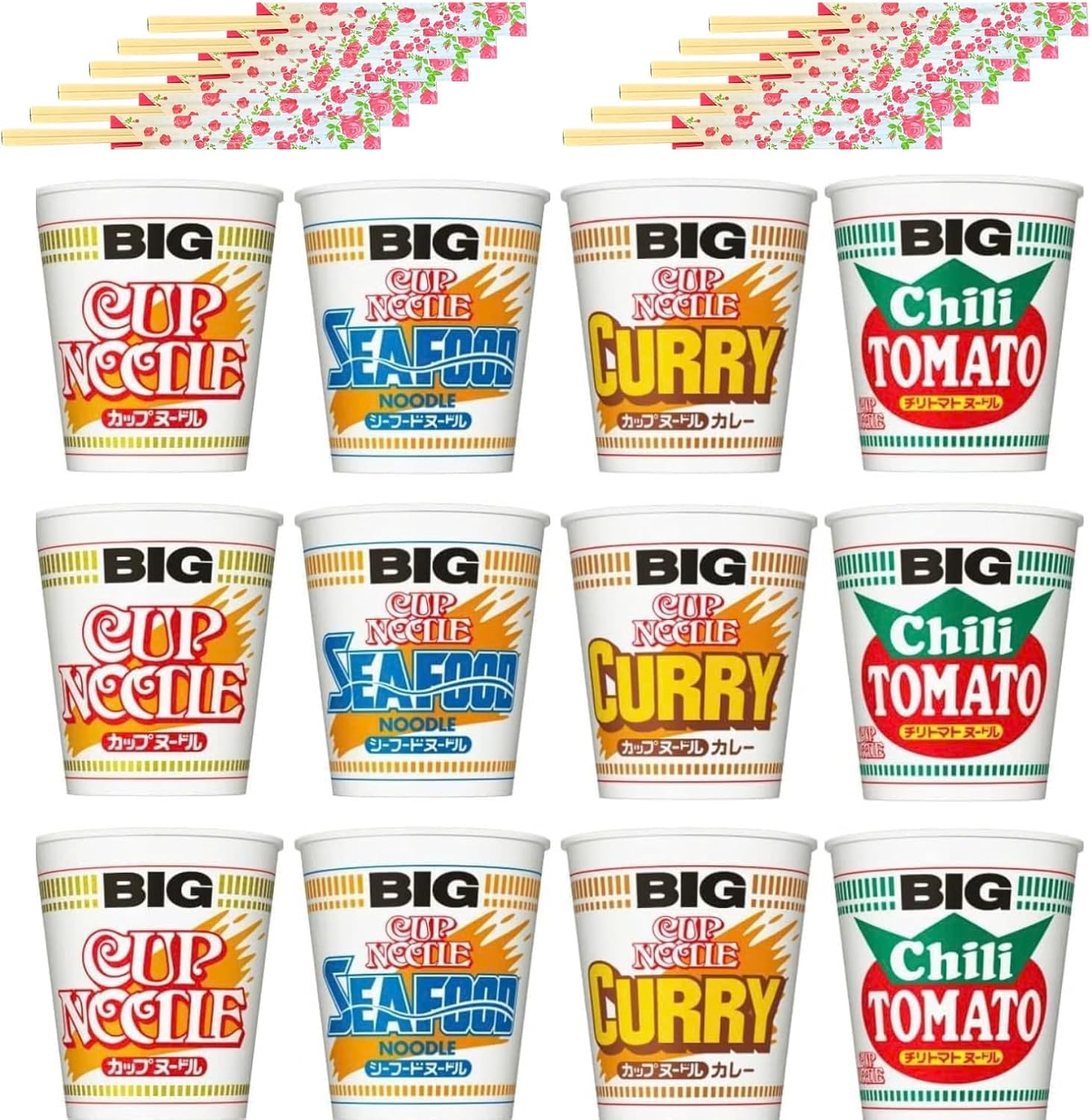 Amazon.co.jp: 日清食品カップヌードルBIG お得な4種詰め合わせセット