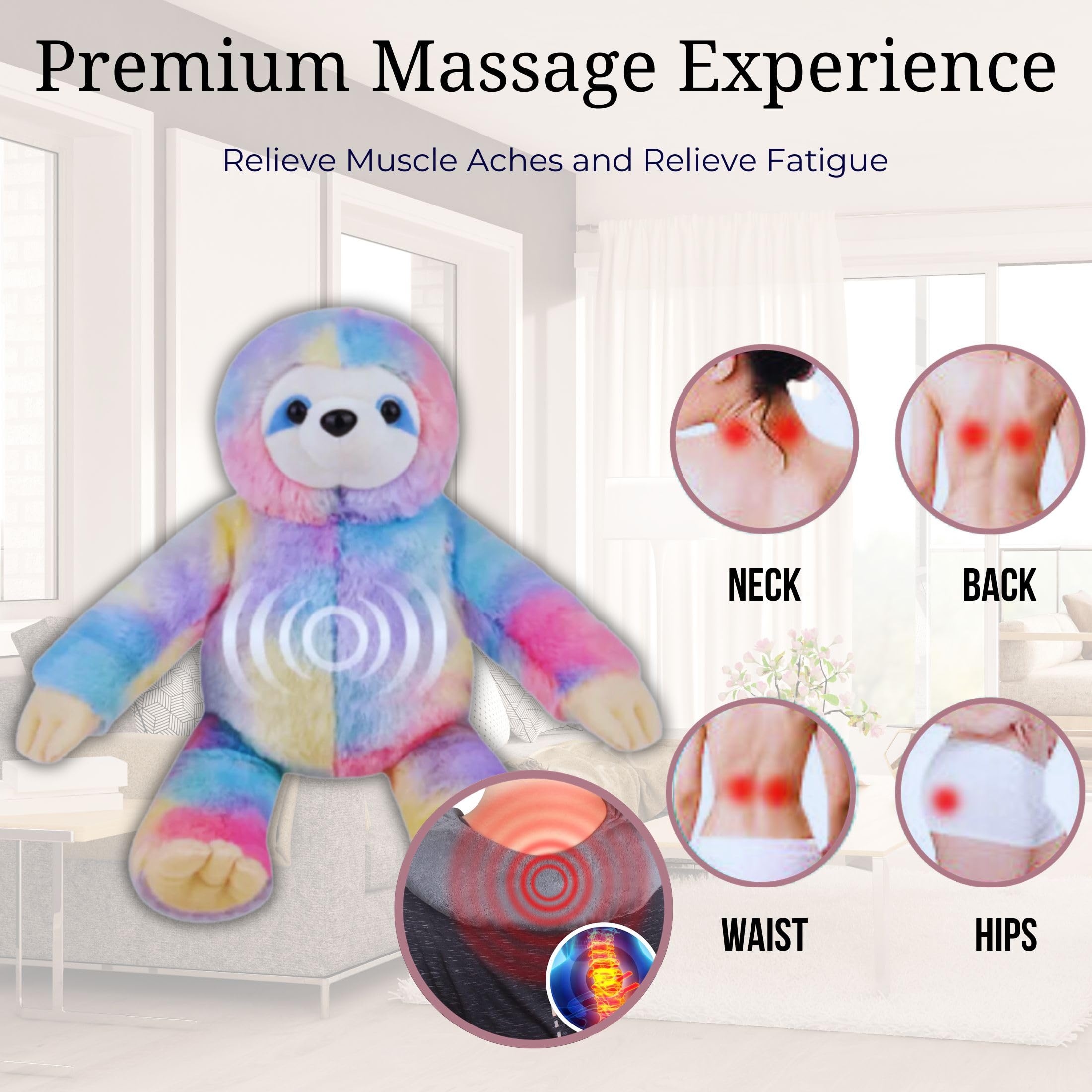 huggable vibrating sloth massager 🔥🔥ONLY 💲5️⃣ ~ Huggable Massager with Relaxing Vibration For Neck and  Back 🔗⤵️ main image 0