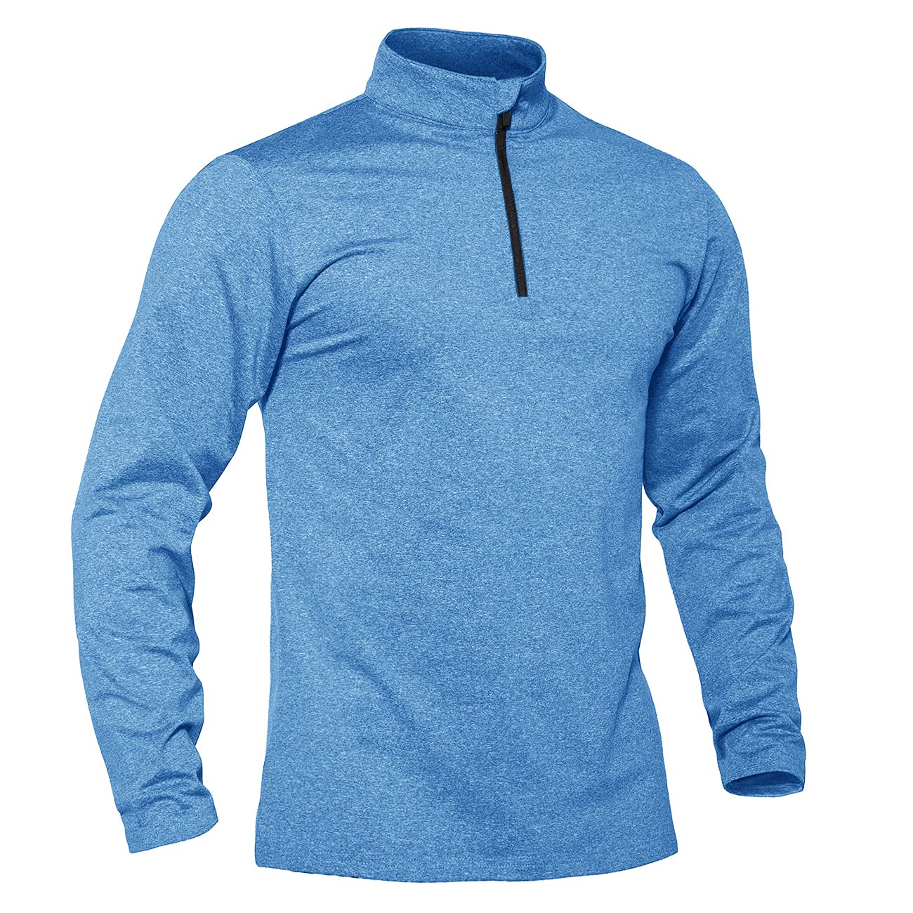 TACVASEN Men's Quarter Zip Pullover Long Sleeve Golf Sweatshirts 1/4 Zip Sweaters Winter Fleece Lined Thermal Shirt