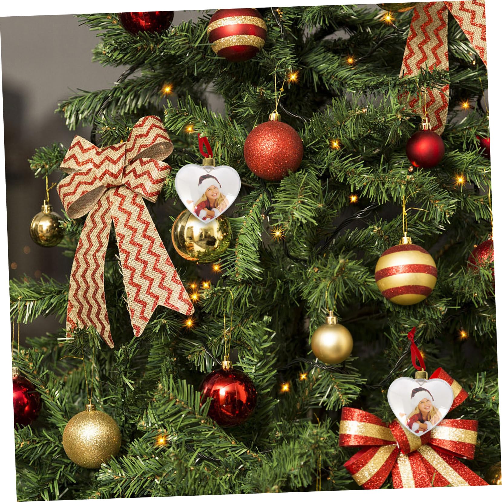 Zerodeko 18piezas Colgantes De Foto DIY Adornos De Transparente para Decoración De Fiestas y Escenas Casa Marco De Fotos Colgante Artesanal