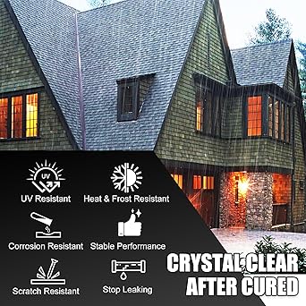 Waterproof Sealant - 35oz Water-Based Transparent Waterproof Coating, Invisible Water Proof Agent Indoor & Outdoor, Anti-Leakage Water Sealant for Roofs, Walls, Bathroom, Kitchen, Terraces, Garden
