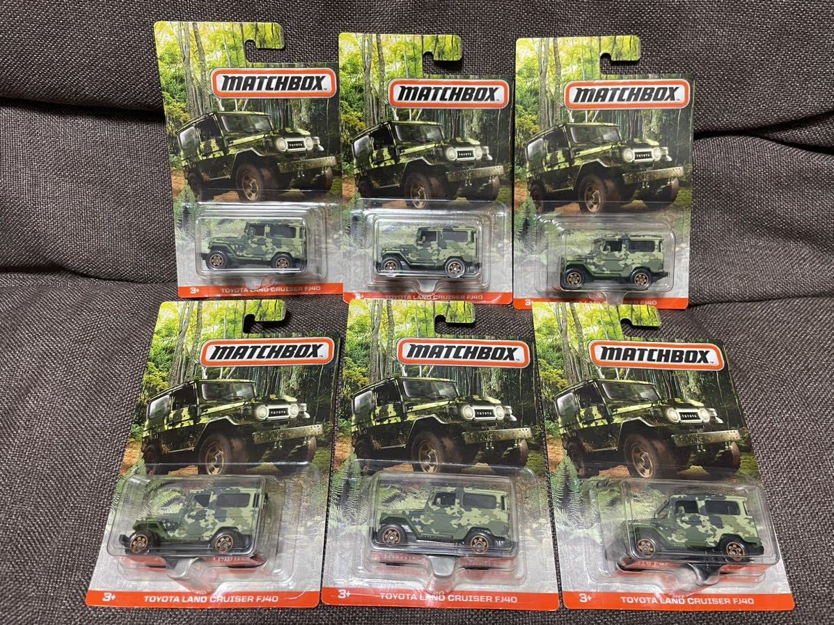 Amazon.co.jp: マッチボックス ランドクルーザー FJ40 迷彩柄 6台