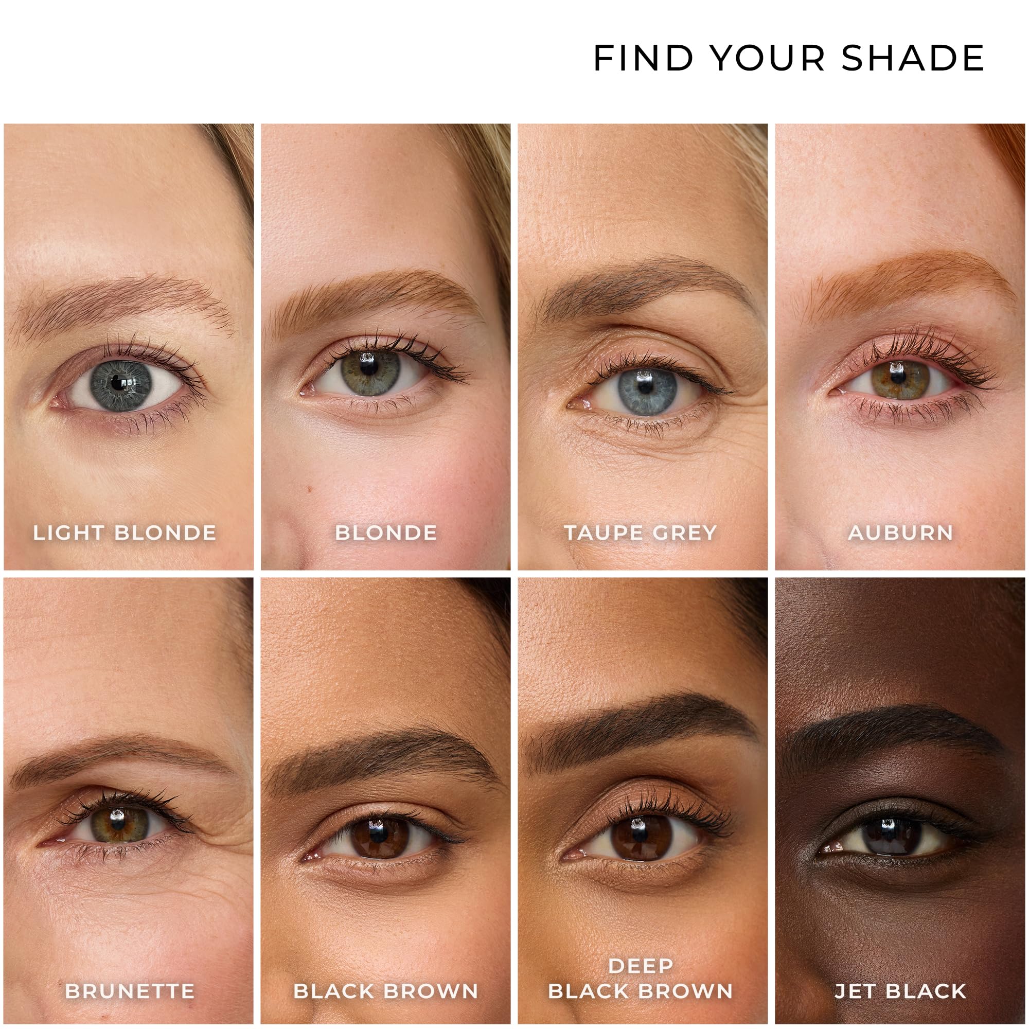 WUNDERBROW Gel Sopracciglia Waterproof - Lunga Durata Fino a 3 Giorni, Senza Trasferimento, Vegano