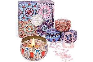 Scented Candles Gift Set for Women,4-Pack Diwali Gift for Relaxation