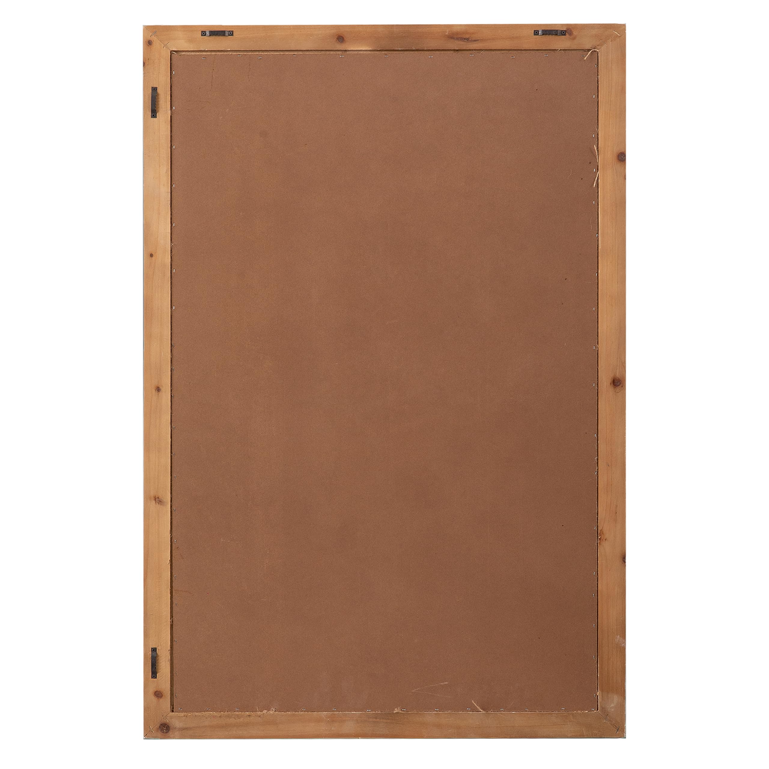 SOFE Pinnwand aus Leinen für die Wand, weiß gerahmt, 61 x 91,4 cm