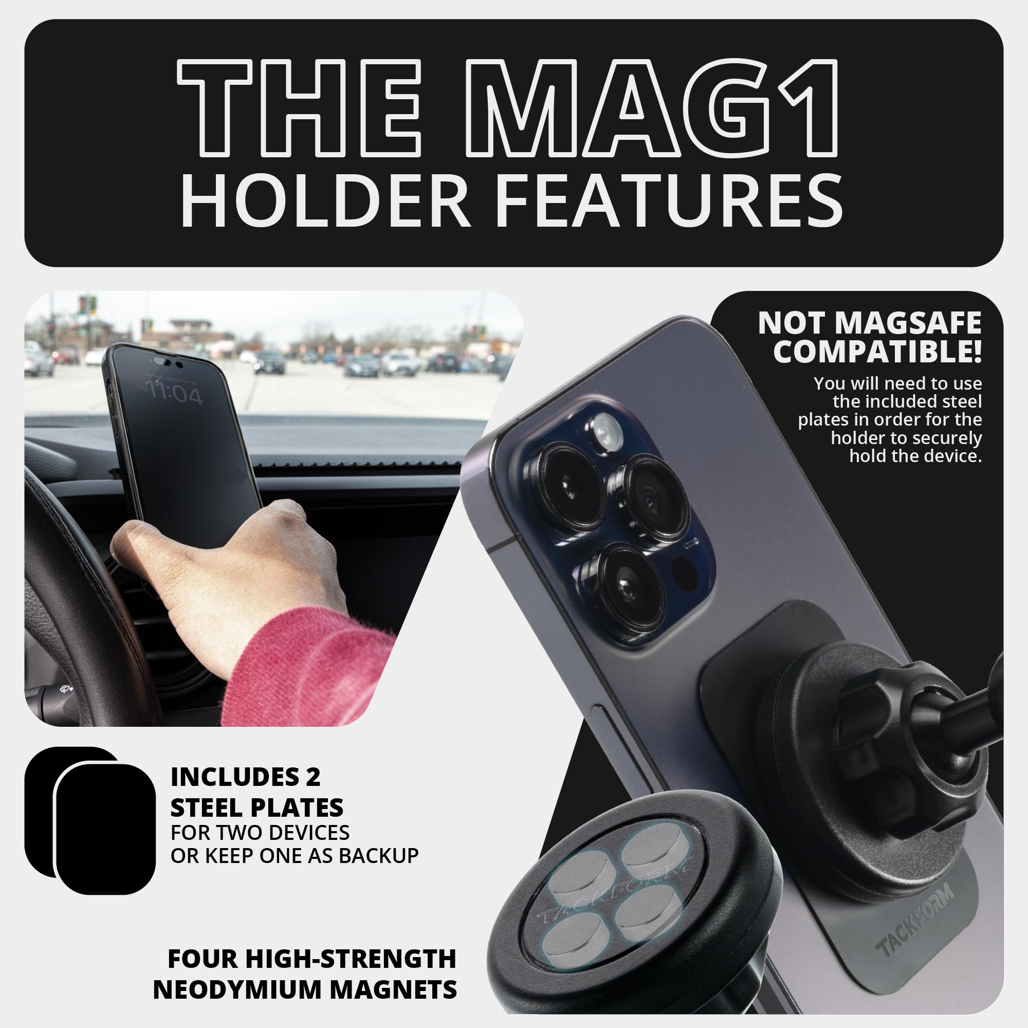 Amazon.com: Tackform Link Vent Mount Universal Magnetic Phone