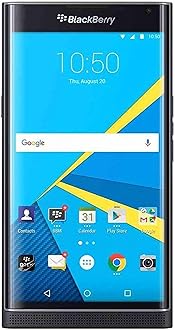 BlackBerry Priv Factory Unlocked Gsm Android Os Security Phone With Slide Out Physical Keyboard And 18Mp Camera International Version Black