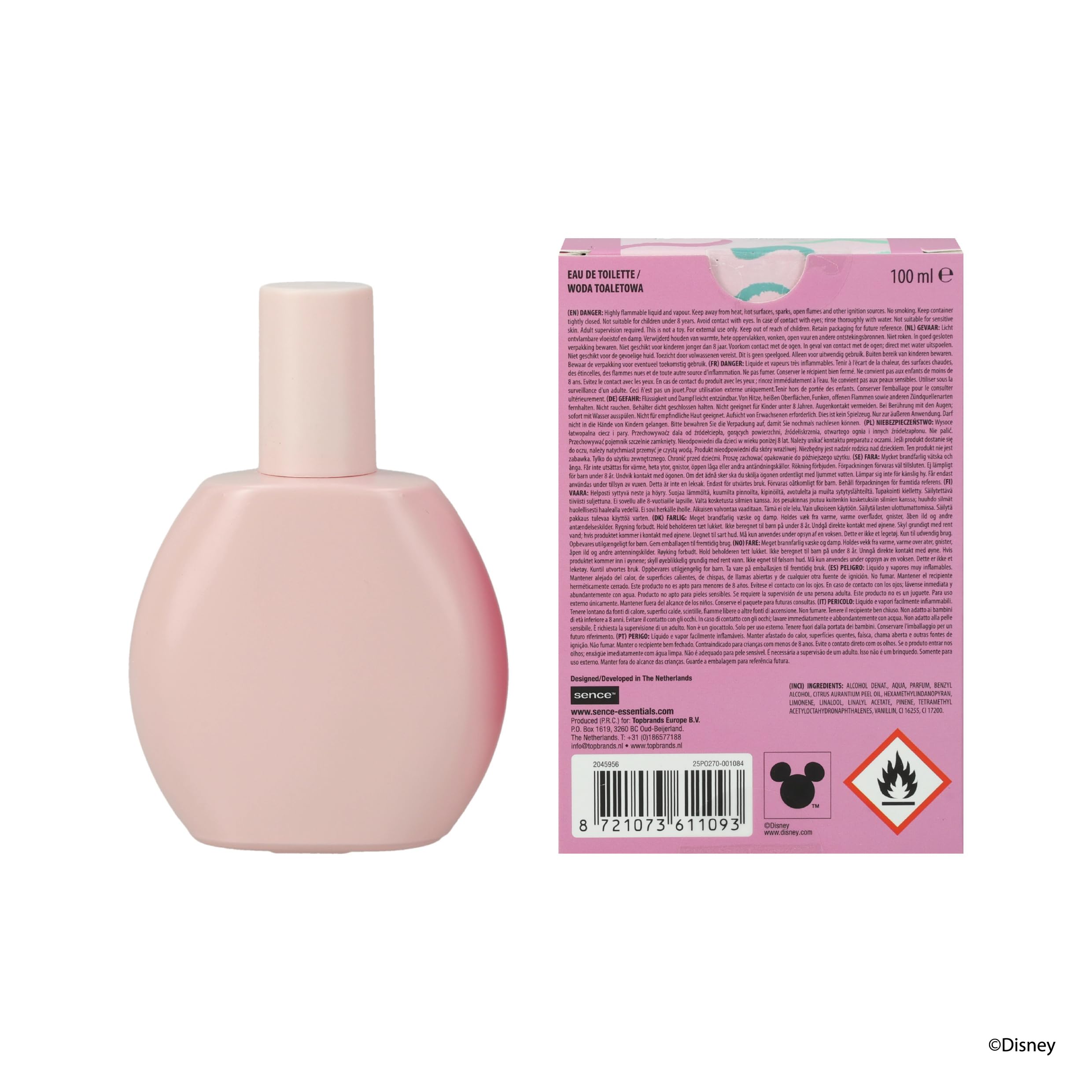 Disney Stitch & Angel Vaniglia EDT, profumo per donne, bambini, adolescenti e ragazze, Sence Vegan Beauty Eau de Toilette, profumo per bambini (1 x 100 ml)