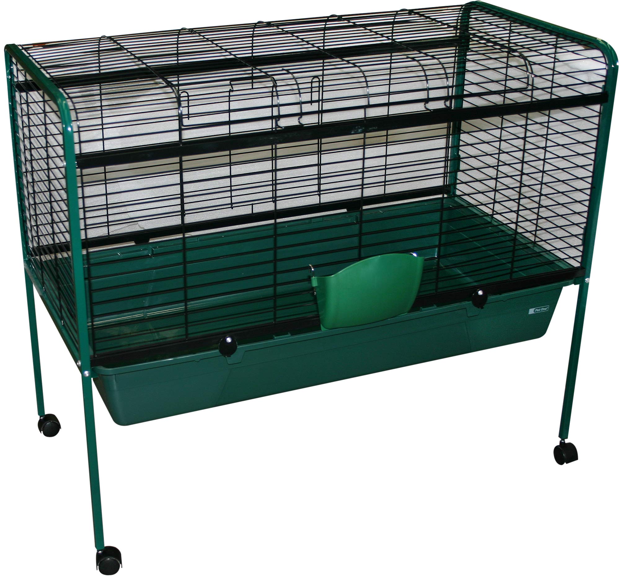 Pet One Small Animal Hutch Cage 105x53.5x90.5cm for Rabbits and Guinea Pigs