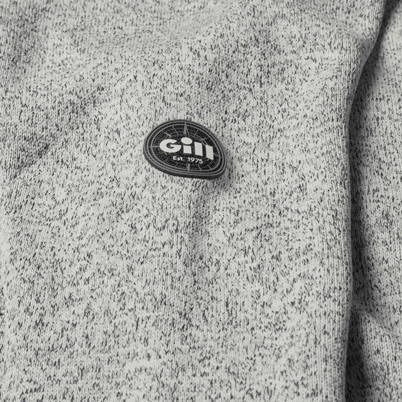 Gill Mens Knit Full Zip Fleece Jacket - Thermal, Lightweight & Breathable