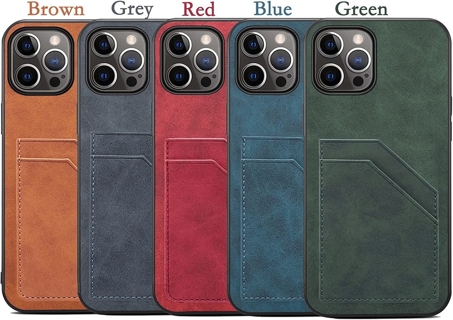 Custodia a portafoglio per iPhone 14 Pro Max, antiurto, in