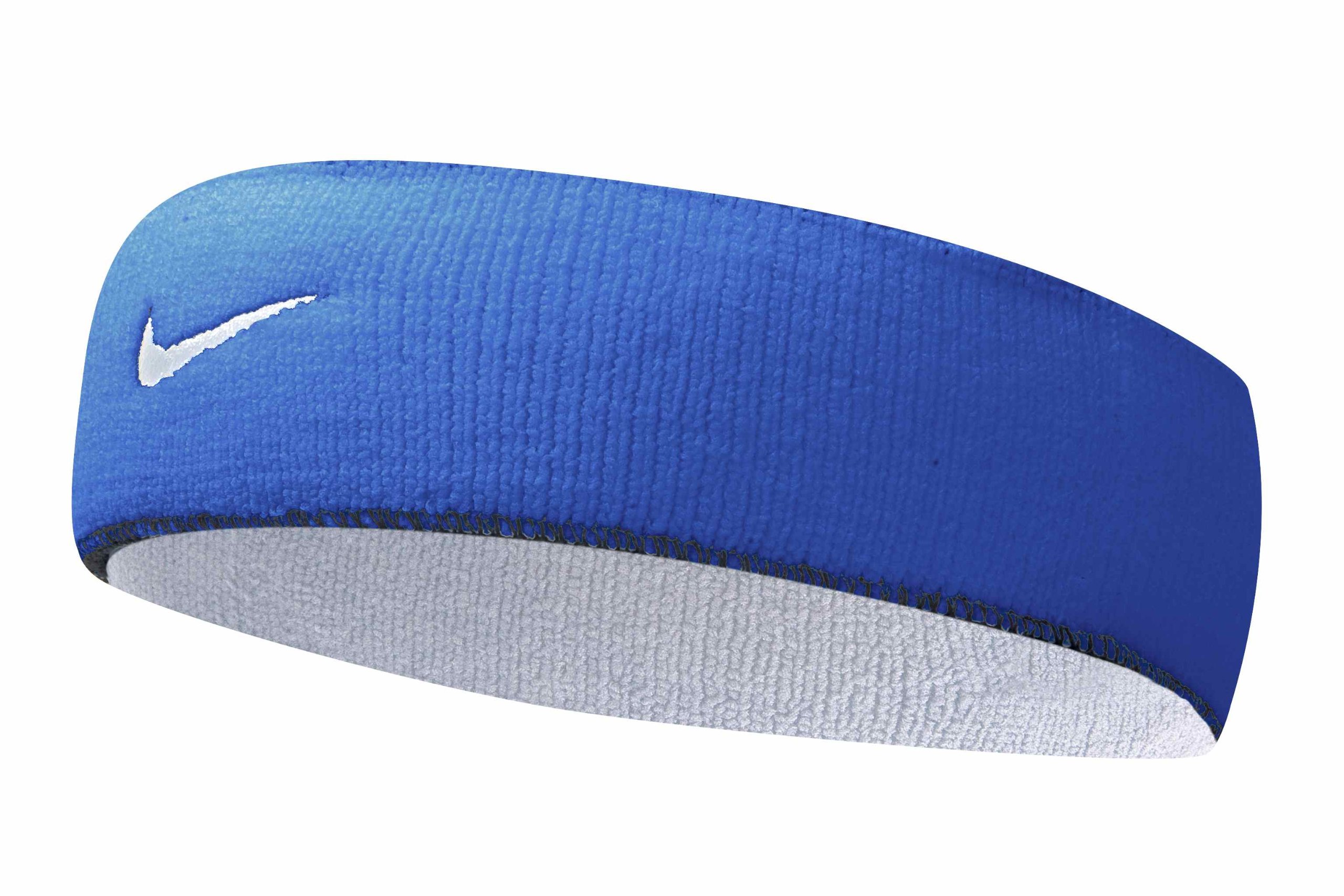NIKE Premier Home & Away - Cinta para el pelo reversible azul azul y blanco