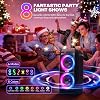 W-KING 100W Bluetooth Speakers V5.3, Portable IPX6 Waterproof Party Speaker/110dB Large Audio/DSP, Illuminated Karaoke Outdoor Boombox/Microphone and Guitar Port/ECHO/USB/Adapter