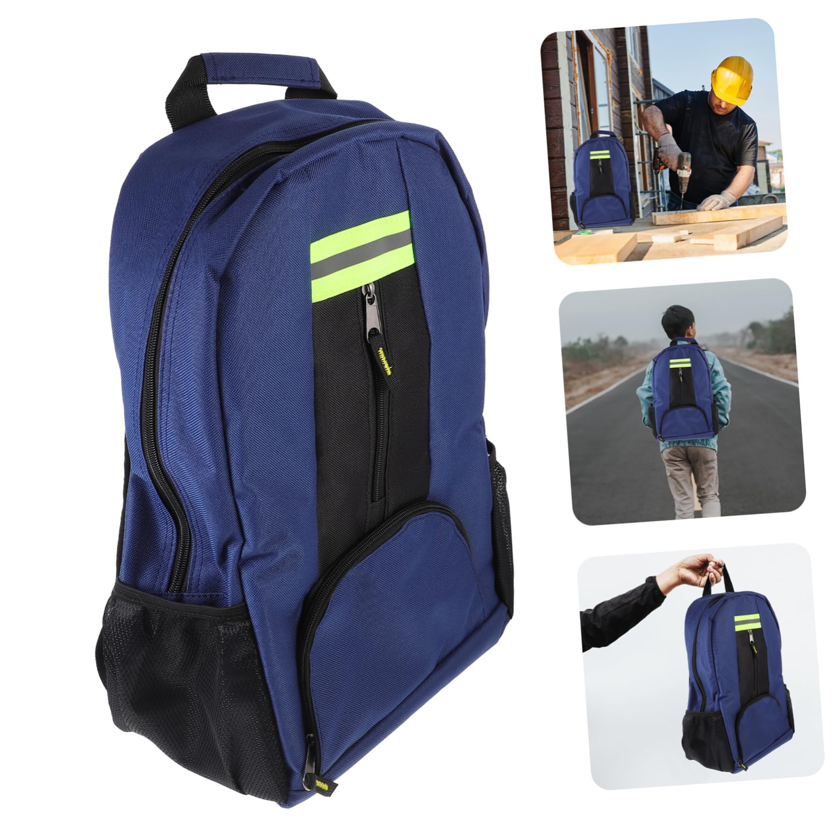 Bolsa de Herramientas de Lona Reforzada, Mochila Multifunción | Decoracion Colegio, Portátil E, Kit de Mantenimiento para Electricista y Reparación