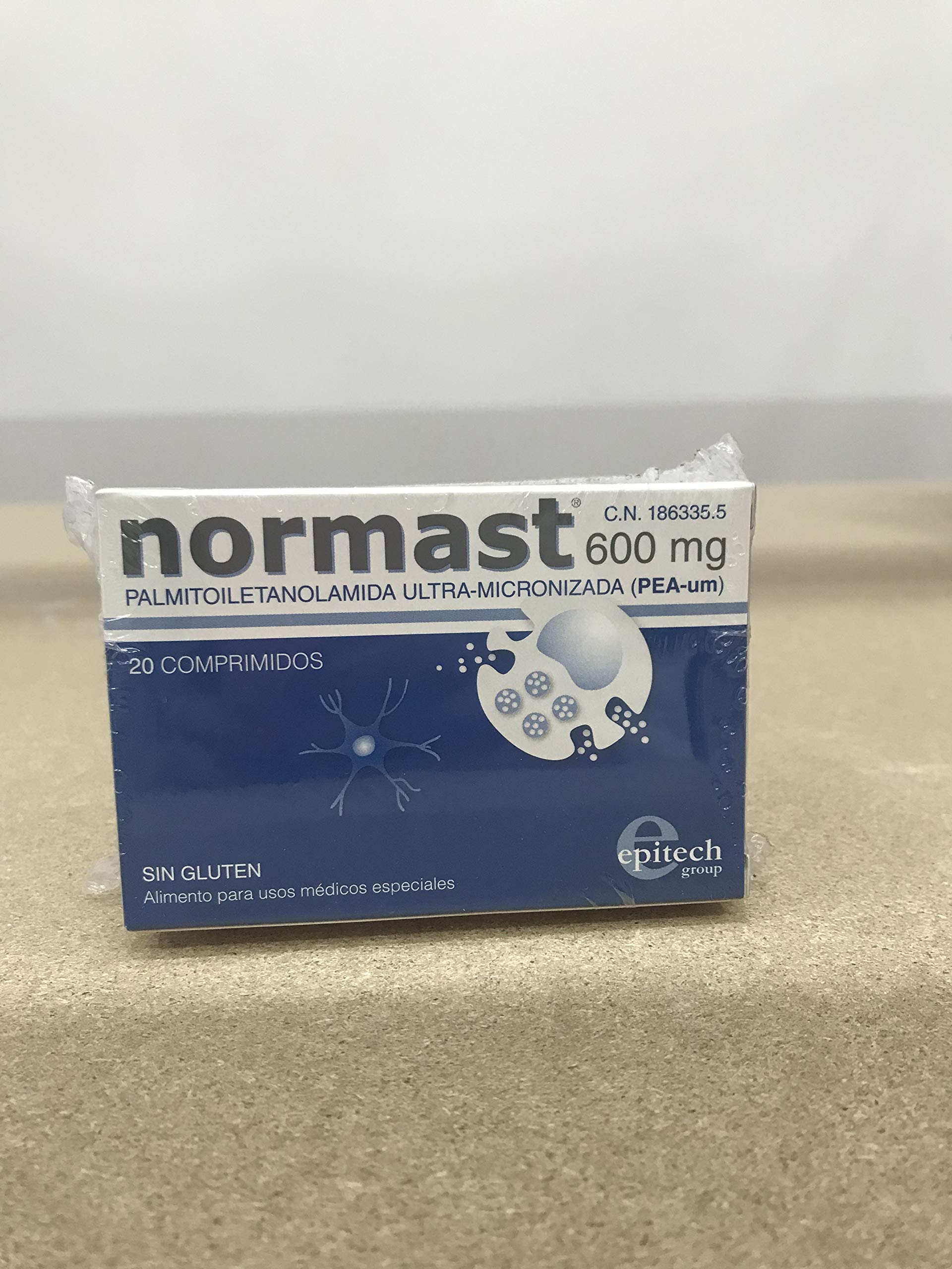 Normast Pack Ahorro Epitech Alimento Usos Médicos, 600 mg, 60 Comp, 3 Pack | PEA Ultramicronizada, Control Integral del Dolor