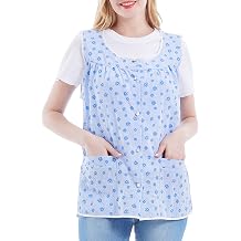 Nanxson Cobbler Aprons for Women with Pockets Smock Apron with Buttons
