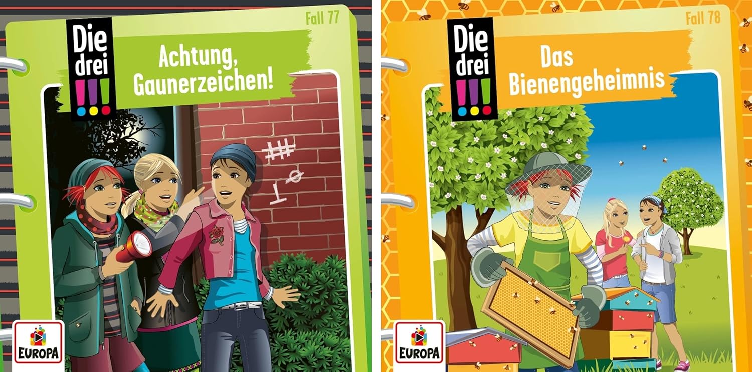 Die Drei !!! (Ausrufezeichen) Hörspiel / Folge 77 / 78 im Set Deutsche Originalware [2 C_D_s