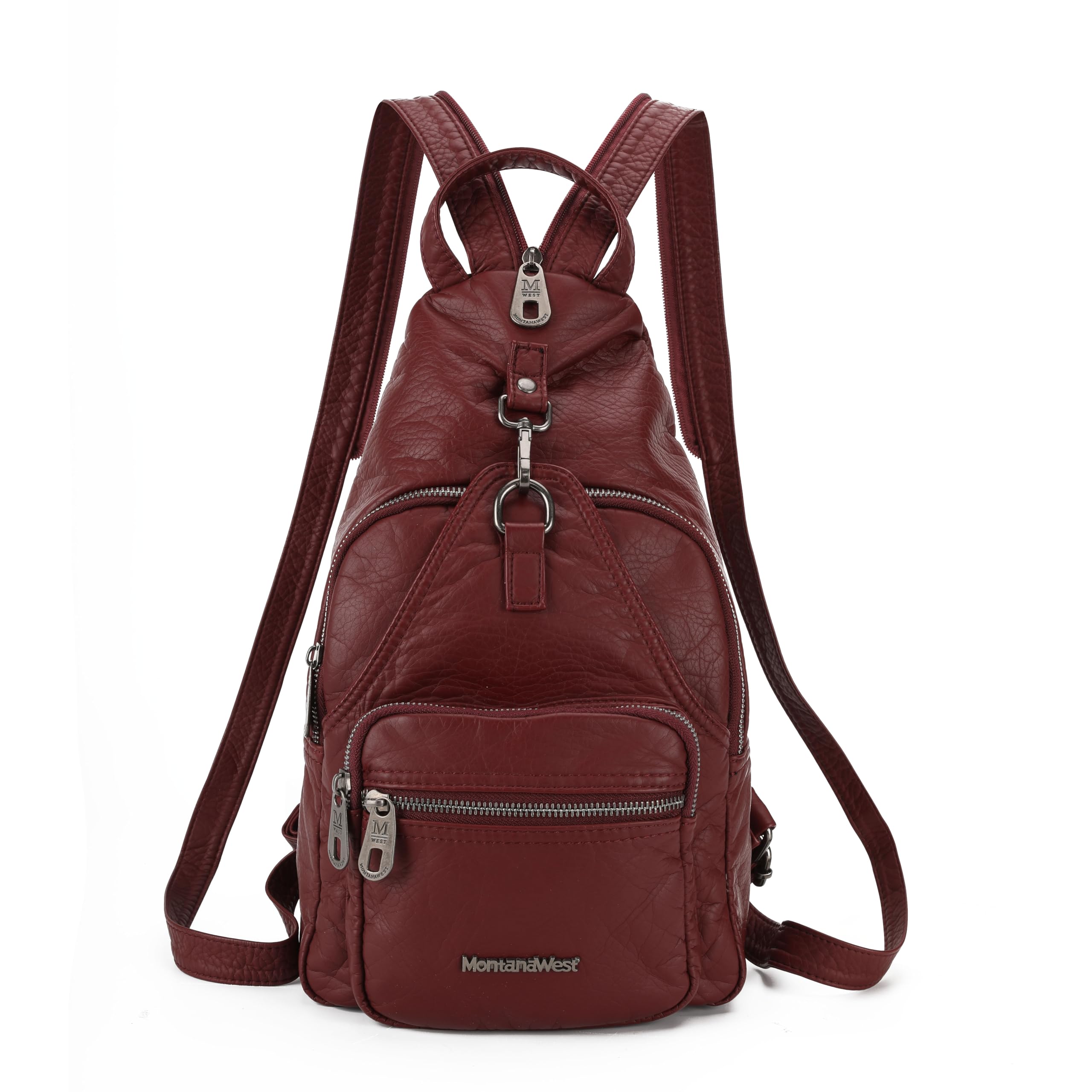 Montana West Sling Convertible Backpack Purse for Women Soft Washed Casual Travel Small Crossbody Bags