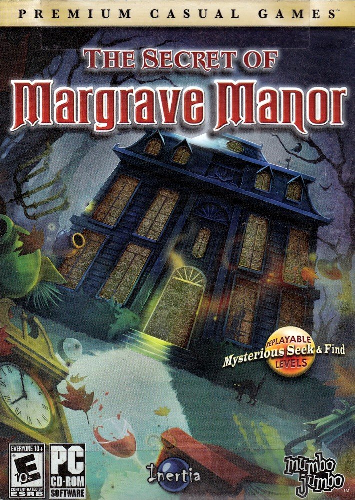 Secret of Margrave Manor PC CDRom...