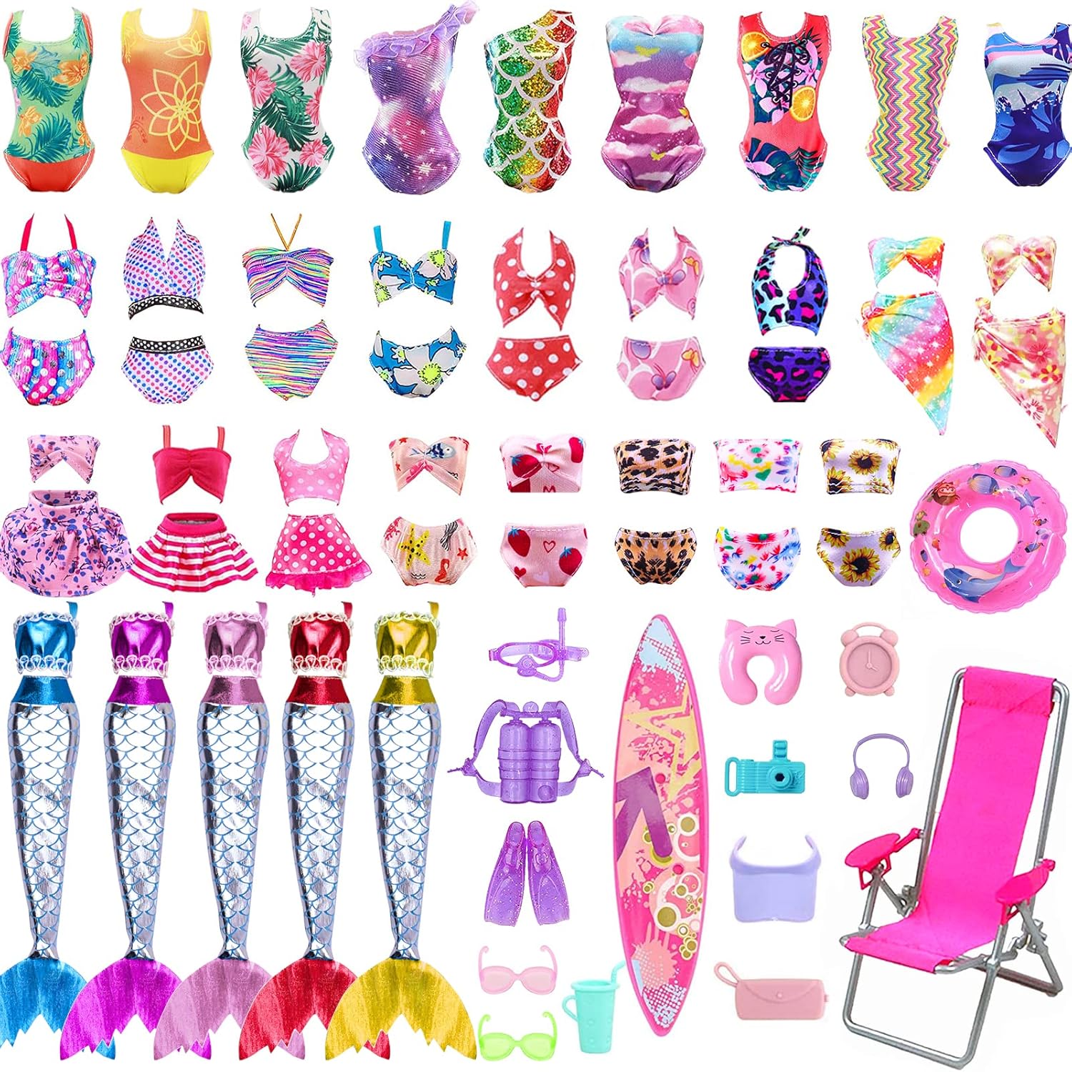 40 Pcs Doll Clothes and Accessories for Doll, 11.5 Inch