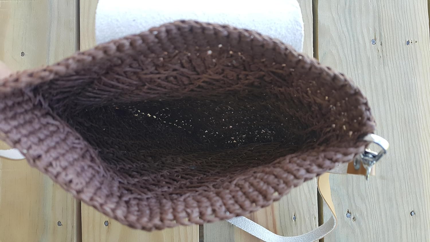 Raffia Crossbody Bag, Woven Straw Shoulder Bag with Leather Flap, Summer Boho Small Mini Purse for Women, Lightweight Natural Raffia Bag with Magnetic Closure, Detachable Strap Travel Beach Style - Image 8