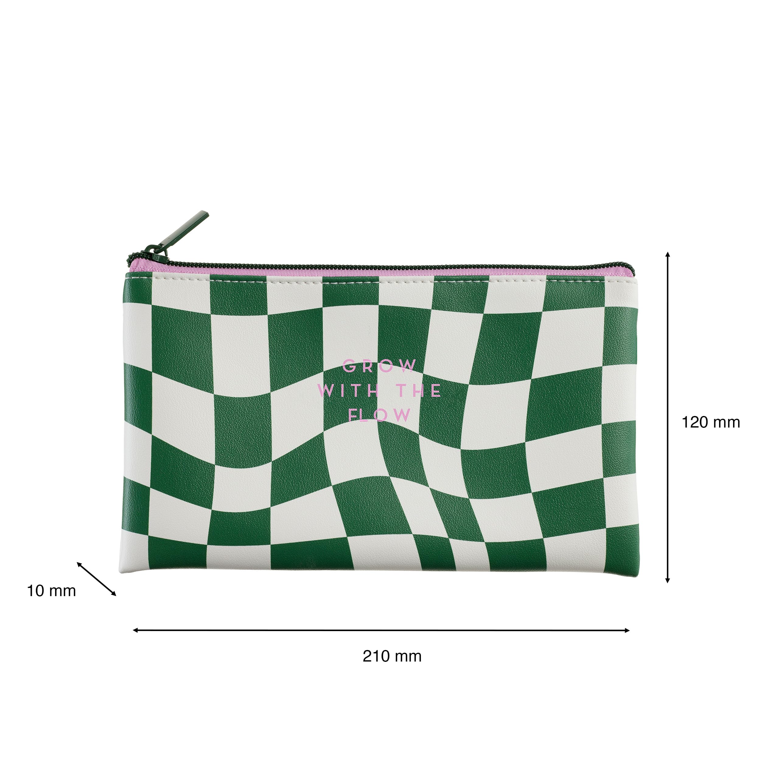 Miquelrius, Flat Pencil Case, Size 210 x 120 x 10 mm, Pouch with Metal Handle, Zipper, PU Faux Leather - Image 3