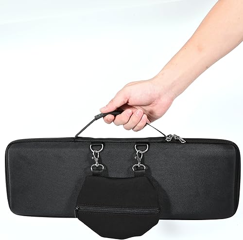 Miniatura 7 de RAIACE Estuche de almacenamiento duro compatible con Logitech MX Keys SMX Keys Teclado inalámbrico iluminado avanzado. (para la venta es solo el