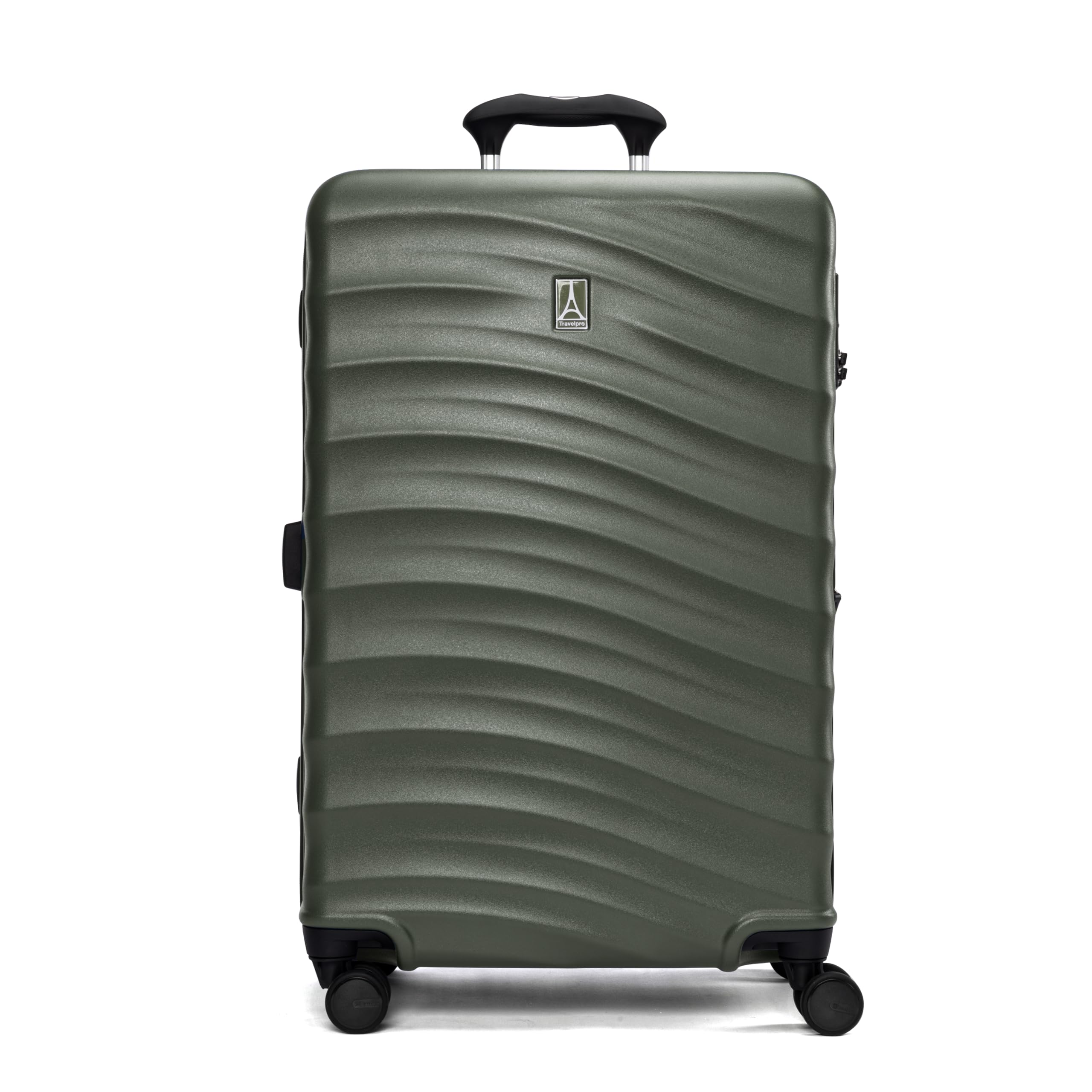 Travelpro Maxlite Air V2 Hardside Expandable Checked Luggage, 8 Spinner Wheels, Lightweight Hard Shell Suitcase, TSA lock, Slate Green, Checked Medium