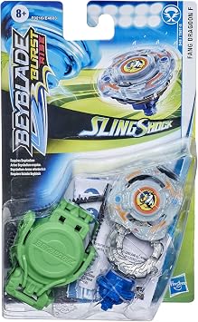 Beyblade Burst Rise Slingshock Fang Dragoon F Starter Pack - Left-Spin Battling Top Toy and Right/Left-Spin Launcher, Ages 8 and Up