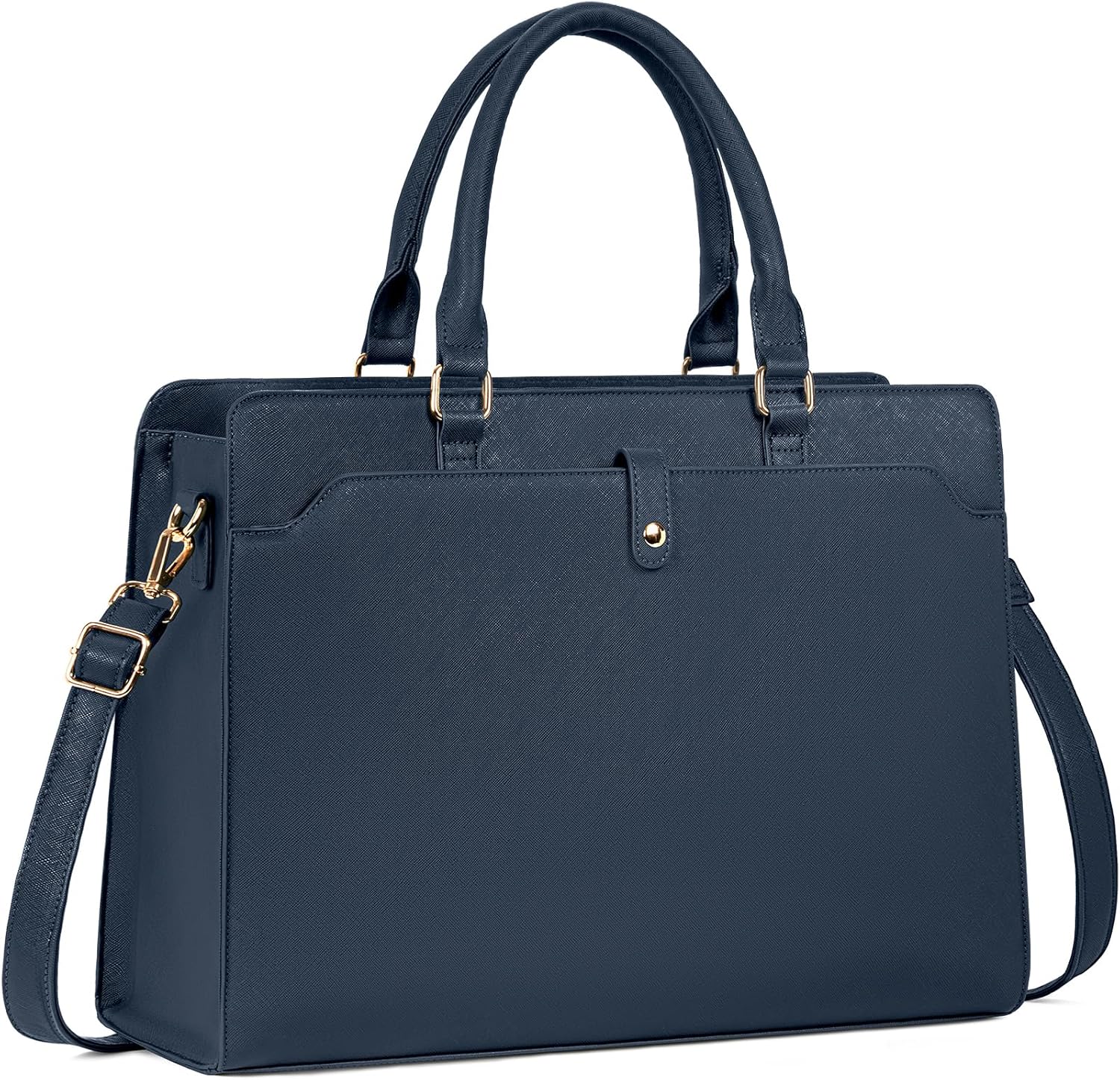 Laptop Tote Bag for Women 15.6 Inch Waterproof Leather Computer Bags Large Capacity Business Office Work Briefcase