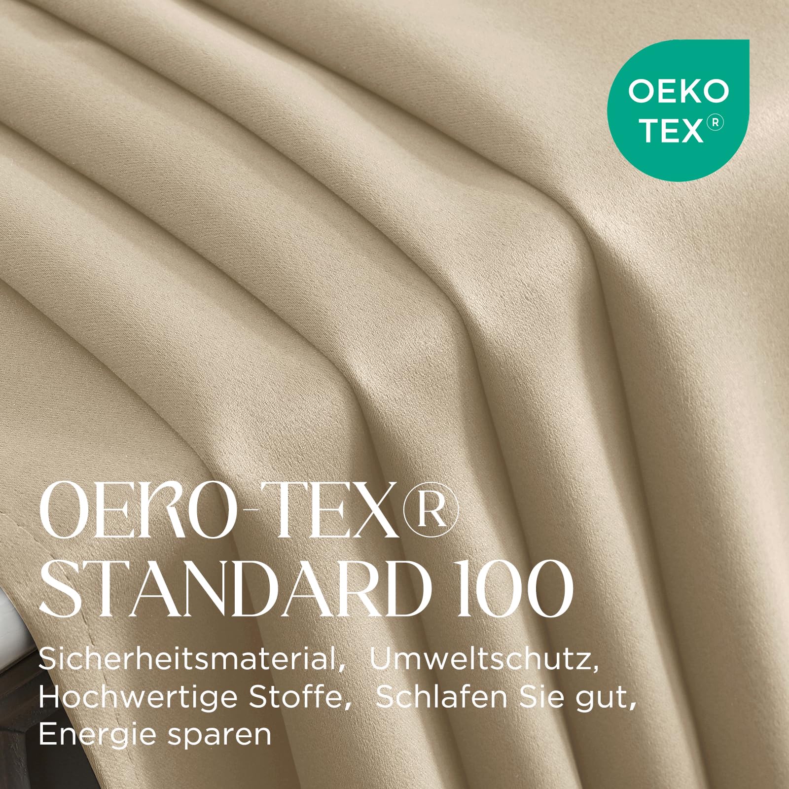 CUCRAF Vorhänge Blickdicht mit Kräuselband 2 Stück H245 x B140 cm Thermovorhang Schallschutz Verdunklungsvorhänge Kälteschutz für Wohnzimmer Kinderzimmer Schlafzimmer Vorhang