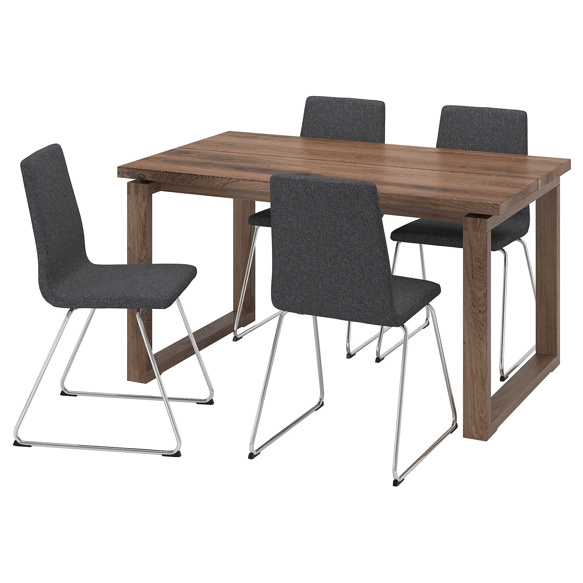 Amazon｜IKEA MÖRBYLÅNGA/LILLÅNÄSテーブルと椅子4脚、140x85cm 