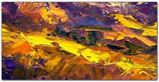 Coloray Pantalla Anti Salpicaduras para Cocina 120x60cm Imagen Gráficos Mural Impresión sobre Vidrio Cubierta De Pared Vidrio Templado - Pintura De Color Amarillo