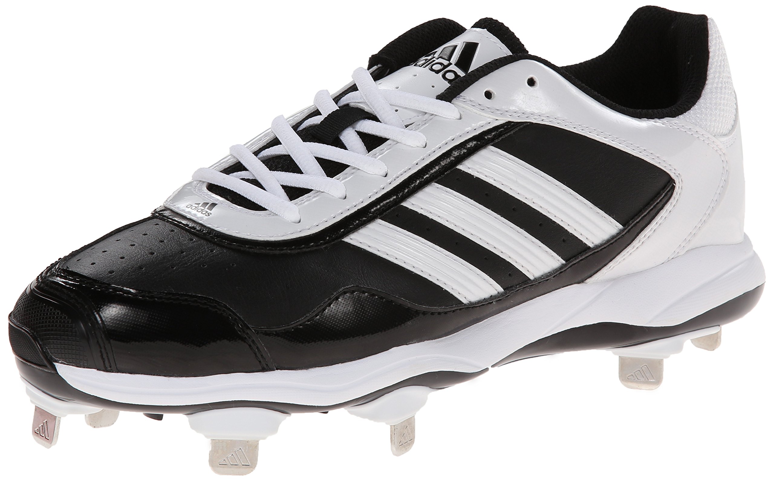 adidas Performance Women's Abbott Pro Metal 2 Softball Cleat, Core Black/Running White/Black 1, 8.5 M US