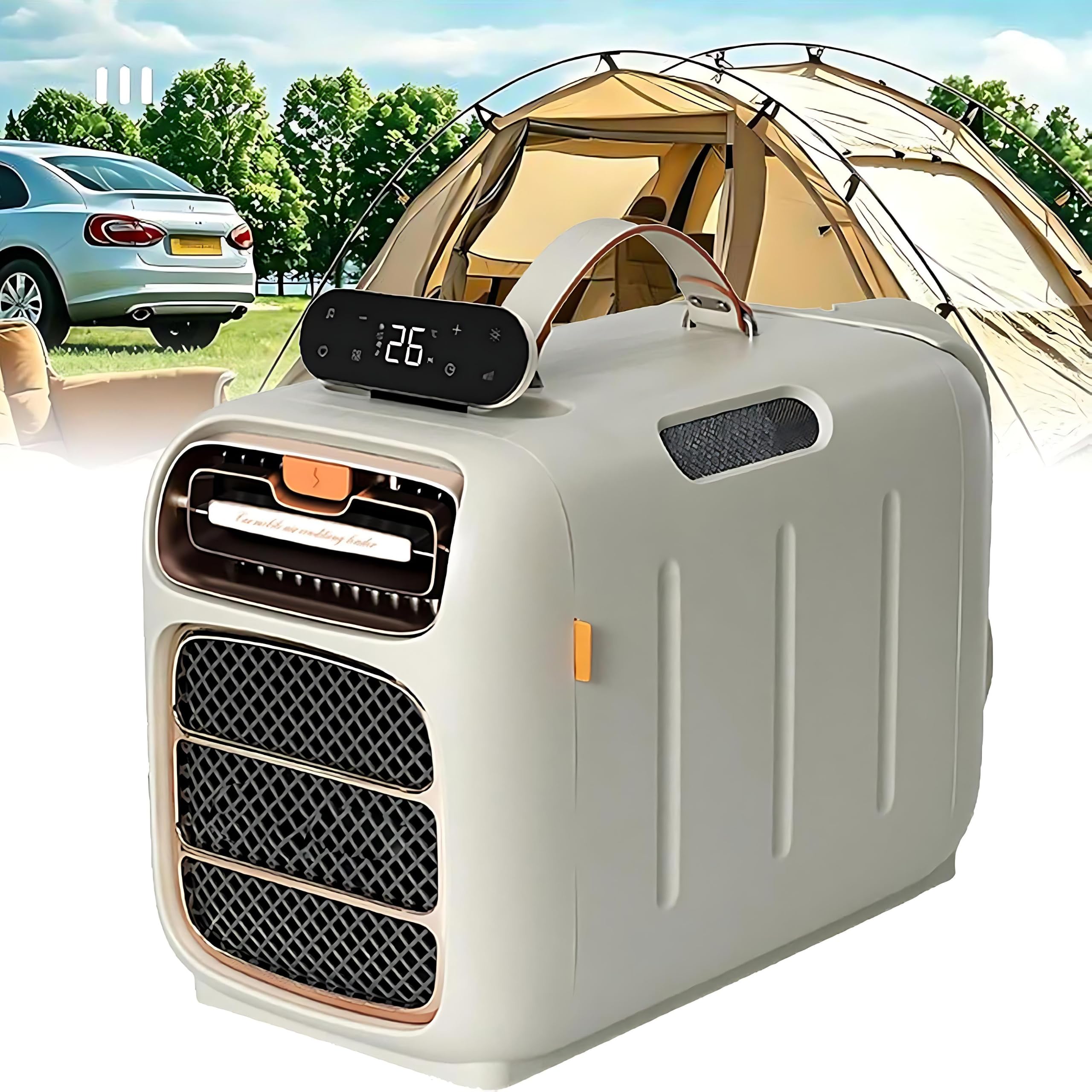 RoyceBee 5000 BTU 4-in-1 Quiet Portable Tent Air Conditioner 400W AC220V