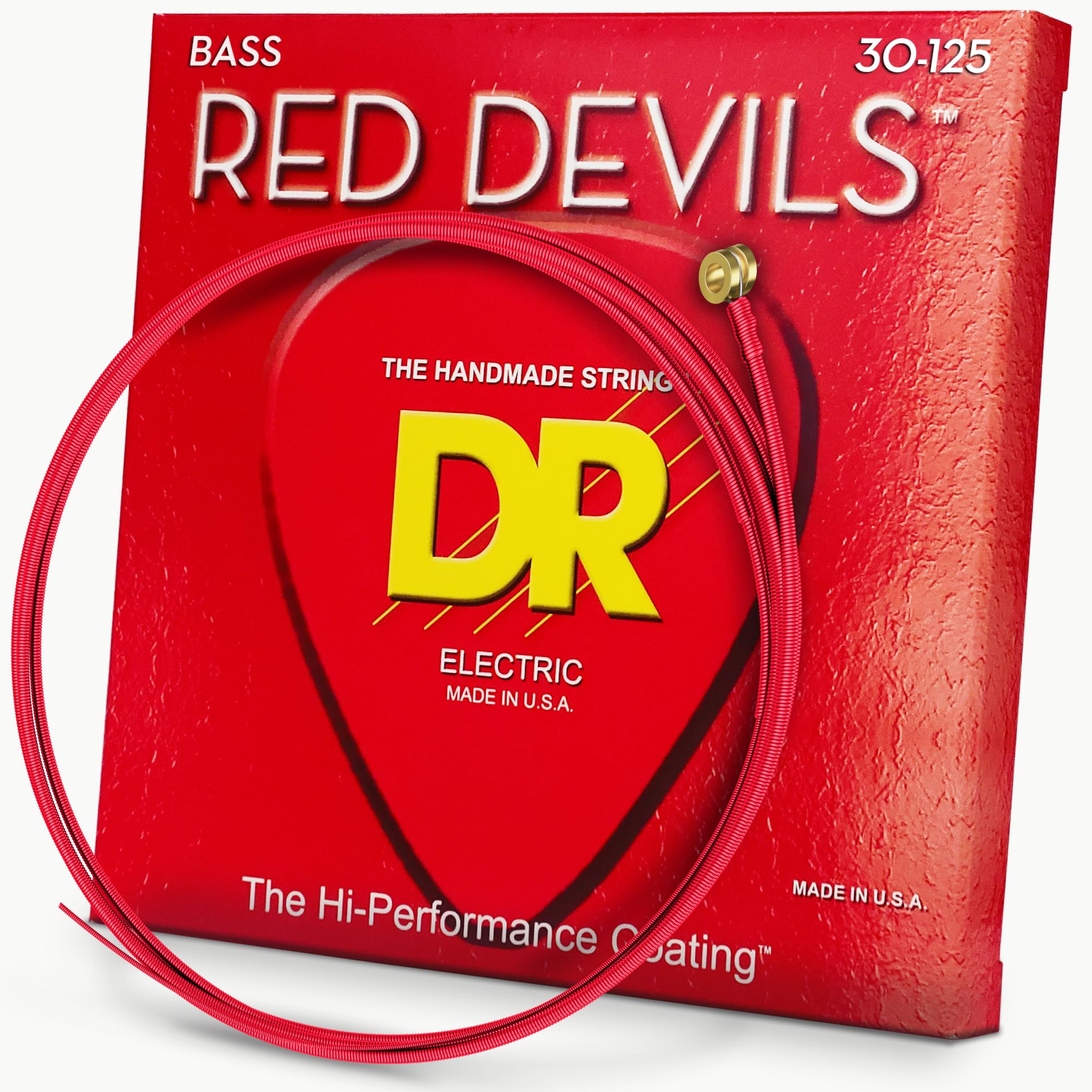 Amazon.com: DR Strings Red Devils - Extra-Life Red Coated 6 String