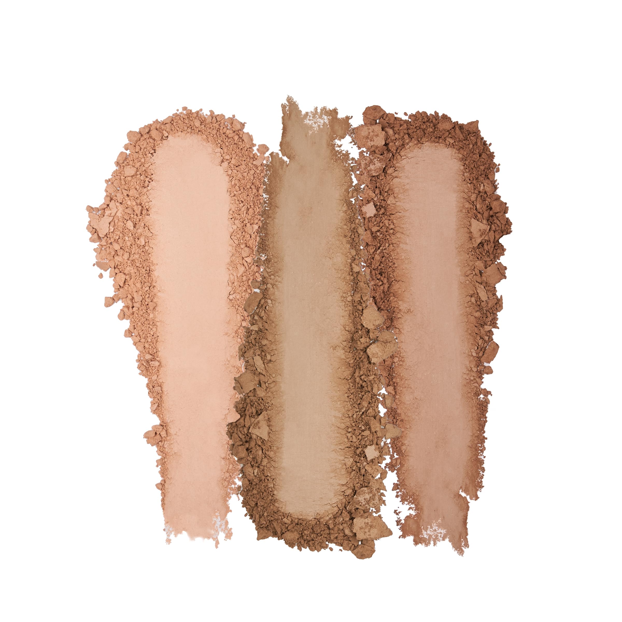 Sunlight Bronzer Trio - Vegano y libre de crueldad animal - Paleta bronceadora cálida de 3 bandejas - Acabado mate para brillo bañado por el sol - Contorno natural, tez radiante - 0.53 oz (15 5